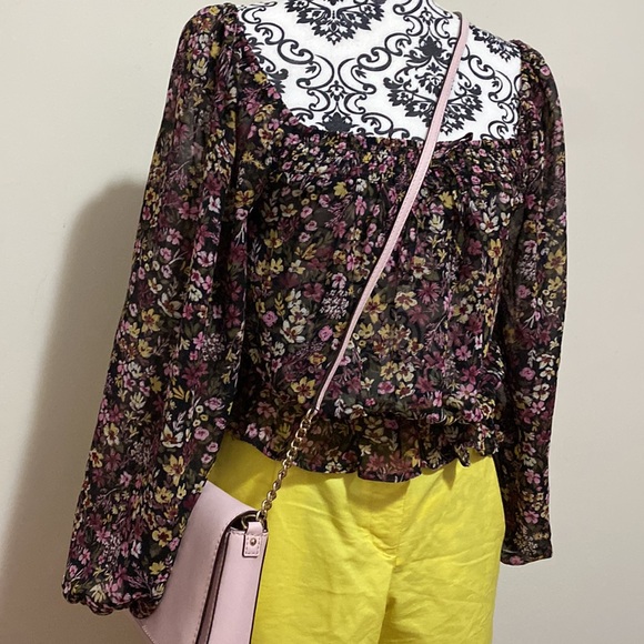 Mango in Flower Print Blouse. - Picture 2 of 6